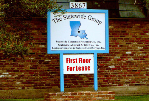 Statewide Group Metal sign